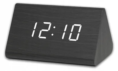 Produktbild von Digitaler LED Wecker B289 Holzoptik Thermometer