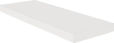 Produktbild von FURNARO Wandboard Clyde Wandregal Steckboard B/H/T: 60x4x24 cm, Farbe:Weiß matt lack