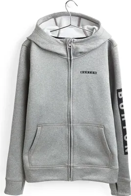 Zdjęcie produktu dla Burton Oak Zip Pullover szary 18 lat chłopcy, dziewczęta szary 18 lat