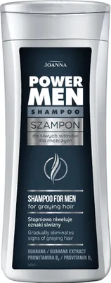 Immagine prodotto di Joanna Power Hair Shampoo per capelli grigi per uomo 200ml