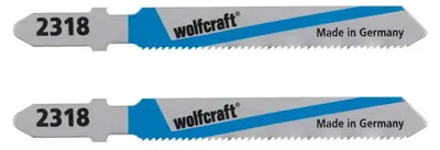 Produktbild von wolfcraft GmbH 2318000, Stichsägeblatt, Stahl, Hochgeschwindigkeitsstahl (HSS), 5 cm, 1,2 mm, 7,5 cm