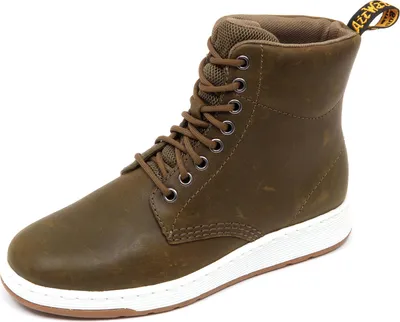 Produktbild von D4314 (ohne Schachtel), Sneaker für Damen, Marke DR. MARTENS RIGAL, grüne Vintage-Schuhe