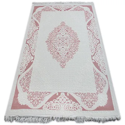 Produktbild von Teppich ACRYL MIRADA 5416 pulver ( Pudra ) Franse Rosa 80x300 cm