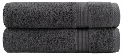 Immagine prodotto di Asciugamani vidaXL Premium SOLUND, 2 pezzi, antracite, 50x100 cm, 600 g/m²