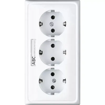 Obrázek produktu pro Jung CD523NAWW Zásuvka SCHUKO® do kabelového kanálu 16 A 250 V alpská bílá