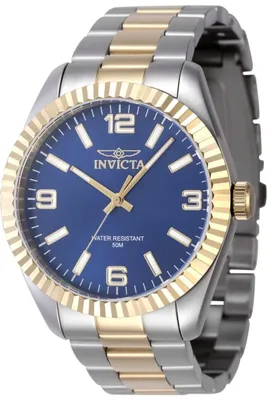 Produktbild von Invicta Specialty 47456 Herren Uhr - Quartz Bewegung - Edelstahl mit blauem Zifferblatt - 43 mm