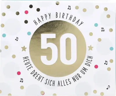 Produktbild von Depesche Wunscherfüller Soundboxen Zahlengeburtstage : 50. Geburtstag Wunscherfüller Soundboxen Zahlengeburtstage: 50. Geburtstag