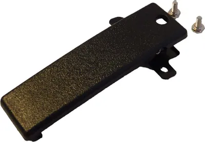 Produktbild von vhbw Gürtelclip kompatibel mit Kenwood TH31AT, TH31BT, TH-42, TH-28, TH-315, TH41AT, TH-415, TH41BT Funkgerät - Schrauben, Kunststoff, Schwarzk