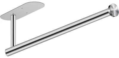 Küchenrollenhalter, selbstklebend, Edelstahl, 33,6 cm, Silber