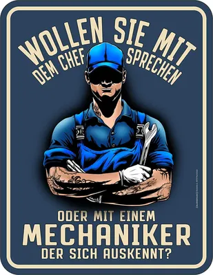 Produktbild von Blechschild 17 x 22, Wollen Sie mit dem Chef sprechen - , RAHMENLOS® Art. 3902