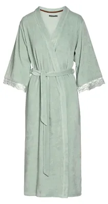Productafbeelding van Essenza Home Kimono Ilona, effen, kleur: zachtgroen, maat: L