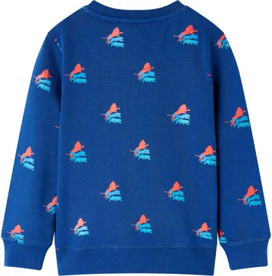 Image de vidaXL Sweatshirt pour enfants bleu foncé 128