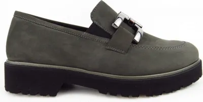 Produktbild von Semler Elena Nubukina Damen Slipper in Grau, Größe 6.5