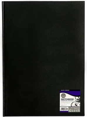 Produktbild von Daler Rowney Simply Sketchbook Simply Skizzenbuch A3 100 g Black