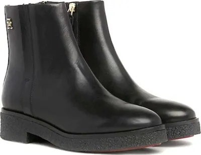 Produktbild von Tommy Hilfiger Damen Stiefeletten FW0FW07437 BDS Farbe: Schwarz Größe: 37