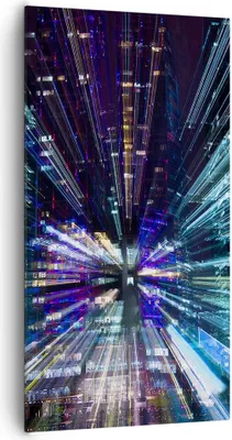 Produktbild von Bild auf Leinwand - Leinwandbild - Abstraktion modern - 65x120cm - Wand Bild - Wanddeko - Leinwanddruck - Bilder - Kunstdruck - Wanddekoration - Leinwand bilder - Wandkunst - PA65x120-4044