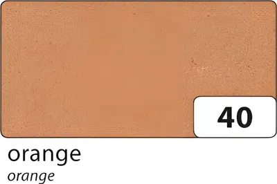 Produktbild von folia Moosgummi (B)290 x (H)400 mm orange 2 mm 5 Stück