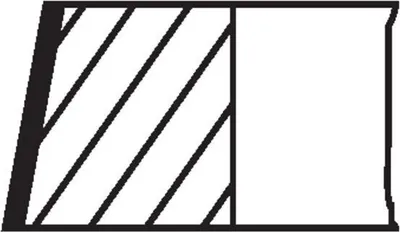 Produktbild von MAHLE 033 04 N1 Kolbenringsatz Kolbenringe für VW Golf IV Schrägheck (1J1) Golf IV Variant (1J5) für AUDI A3 Schrägheck (8L1) A4 Avant (8E5, B6)