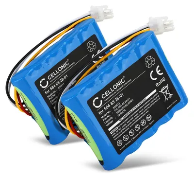 Image de CELLONIC 2x Batterie pour Outil Compatible avec Gardena Sileno, Compatible avec Husqvarna R100Li, R100Lic, Compatible avec Gardena smart SILENO - (3400mAh, 18.5V)