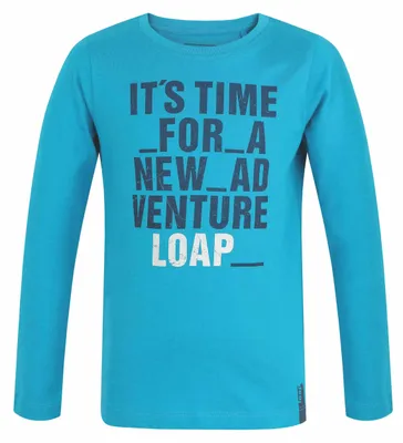 Produktbild von Kinder-T-Shirt Loop Binus Blau - 116