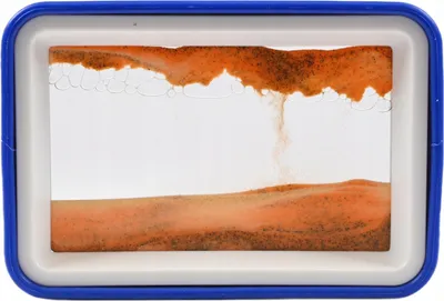 Produktbild von Kleines 3D Sandbild 13,5x9cm - Bewegliche Sandkunst Rechteckig - Tischdeko & Entspannung
