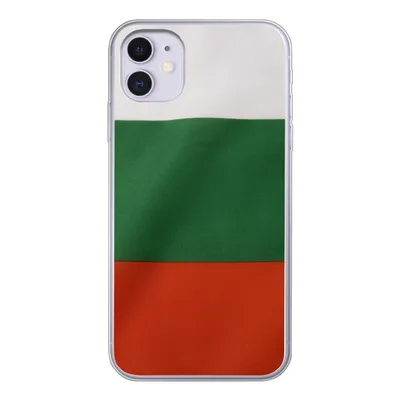 Produktbild von MuchoWow® Handyhülle Schutzhülle Hülle für iPhone 11 Nahaufnahme der Flagge von Bulgarien Silikon Softcase Handy Hülle - Handytasche