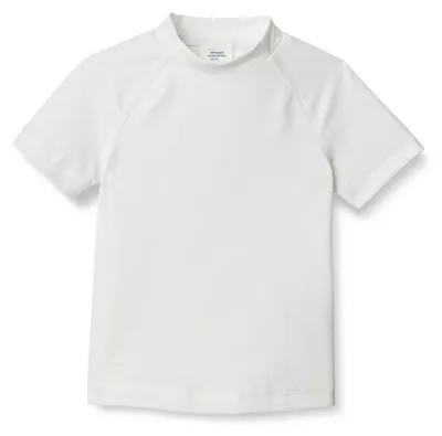 Produktbild von A. Essentials Jungen Kurzärmliges Rashguard T-Shirt, Weiß, 8 Jahre