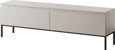 Produktbild von Selsey Bemmi - TV-Element, Beige mit schwarzem Metallgestell, 150 cm