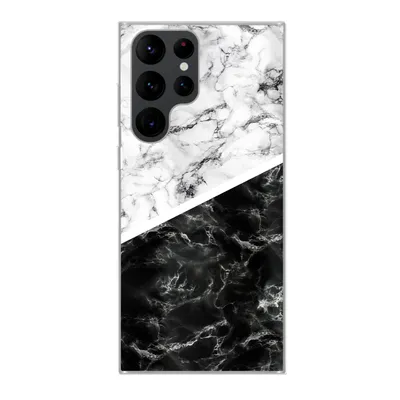 Produktbild von MuchoWow® Handyhülle Schutzhülle Hülle für Samsung Galaxy S22 Ultra Marmor - Chic - Collage Silikon Softcase Handy Hülle - Abbildung