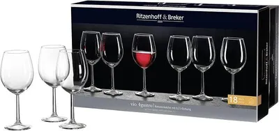 Imagen del producto de Vaso para vino tinto Glasserie Vio 4Gastro, juego de 18 piezas