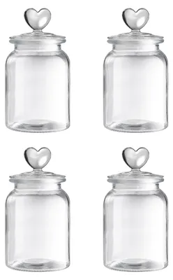 Produktbild von BUTLERS Aufbewahrungsglas SWEET HEART 4er-Set