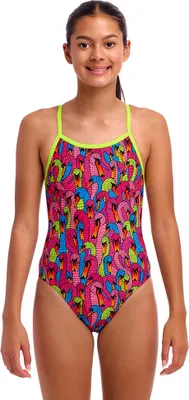 Produktbild von Funkita Single Strap One Piece Badeanzug Rosa 10 Years Mädchen Rosa 10 Years