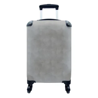 Produktbild von MuchoWow® Koffer Handgepäck Trolley Rollkoffer Kleine Reisekoffer mit 4 Rollen - Beton - Textur - Muster - Cabin Size < 55x40x23 cm & 55x40x20 cm - Fotokoffer - Kabinenkoffer - Boardgepäck - Reise-Box - Reisekoffer - Reisegepäck - Koffer mit Bild - Trolley für Kinder