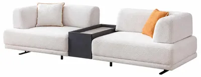 Zdjęcie produktu dla Sofa do salonu, dwuosobowe, luksusowe, nowoczesne, tapicerowane. Elegancka kanapa