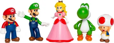 Produktbild von Super Mario Fig. 6,5cm 5er Set Spielfiguren-Set
