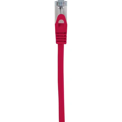 Imagen del producto de Cable de conexión RJ45 CAT 6a S/FTP, Renkforce RF-5043952, 10.00 metros, color rojo, ignífugo, 1 unidad.