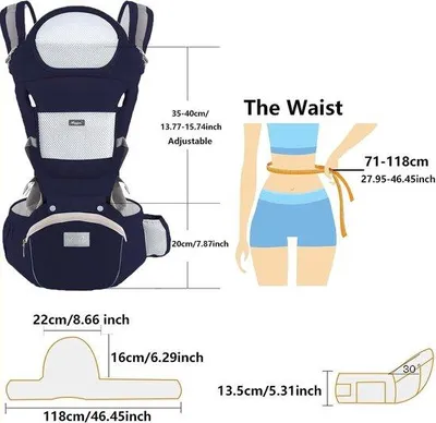 Produktbild von Ergonomischer Babysling, weicher Atemrucksack