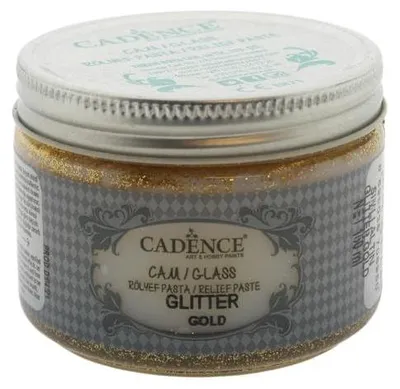 Produktbild von Cadence Glitter Paste Glas 150 ml Gold - kreative Glitzerfarbe