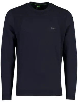 Produktbild von Trui BOSS Green navy structuur normale fit