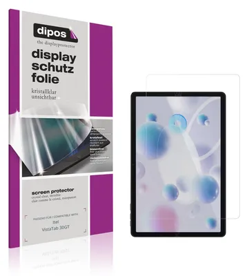 Produktbild von 2x Schutzfolie für Itel VistaTab 30GT klar Displayschutzfolie Folie Display Schutz dipos