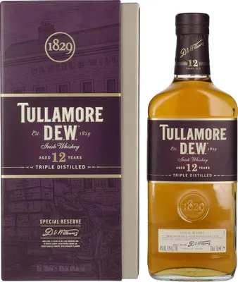 Produktbild von Tullamore Dew 12 Years Special Reserve Irish Whiskey Triple Distilled in Geschenkpackung | 40 % vol | 0,7 l