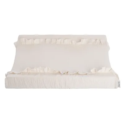 Produktbild von Baby's Only Wickelauflagenbezug Calm - Warm Linen - 45x70 cm