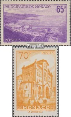 Produktbild von Briefmarken Monaco 1957 Mi 585-586 (kompl.Ausg.) postfrisch Ansichten