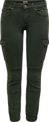 Zdjęcie produktu dla ONLY Cargo Denim Jogger Pants Stretch Jeans Mid Waist Carrot Trousers Rozmiar: 40W / 32L