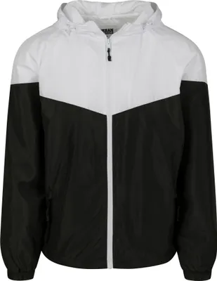 Produktbild von Urban Classics - TECH Windrunner Jacke weiß / schwarz - S