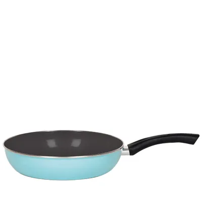 Image de Riess Poêle en émail Ø28cm Nouvelle bleu cristal induction