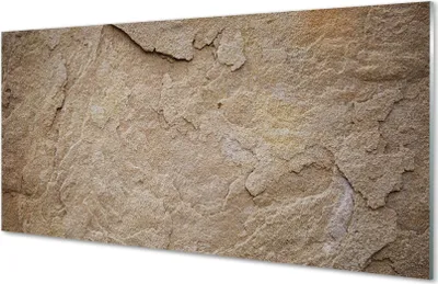 Produktbild von Glasbilder 120x60 Wandkunst Steinstruktur Wand