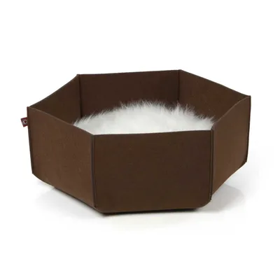 Produktbild von AVA Katzenbett aus Filz | Canadian Cat | Größe L | Braun