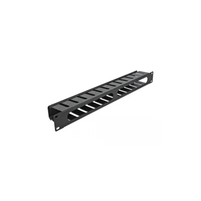 Obrázok produktu pre DeLOCK 66550, Panel na usporiadanie káblov, Kov, Čierna, 1 kusov