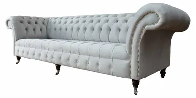 Produktbild von Chesterfield Sofa 4 Sitzer Designer Couchen Couch Stoff Polster Textil
